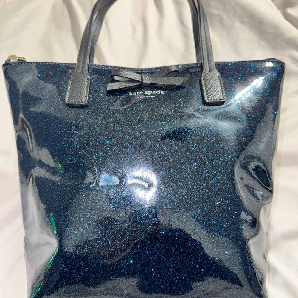 Kate Spade Midnight Sparkle Patent Leather Tote - Picture 2 of 9